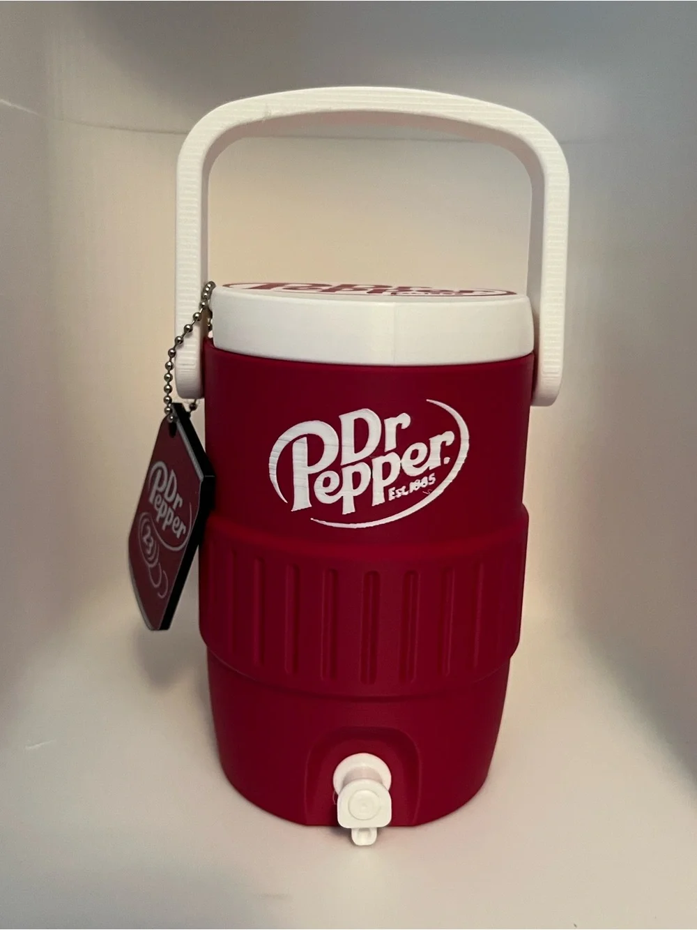 Custom Design - Dr Pepper Theme Cooler Can Holder 12 oz by 3d print